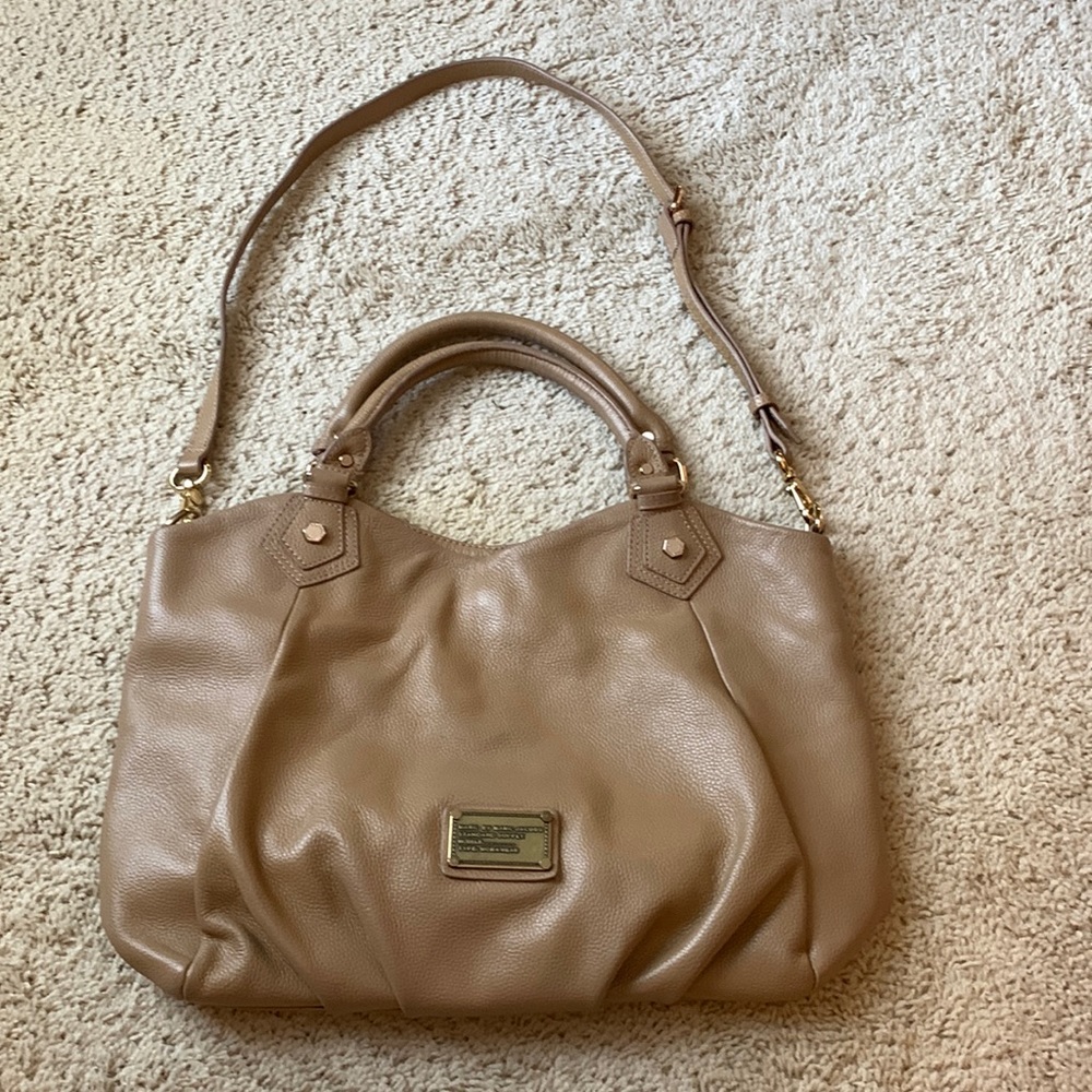 EUC Marc by Marc Jacobs tan leather satchel/crossbody